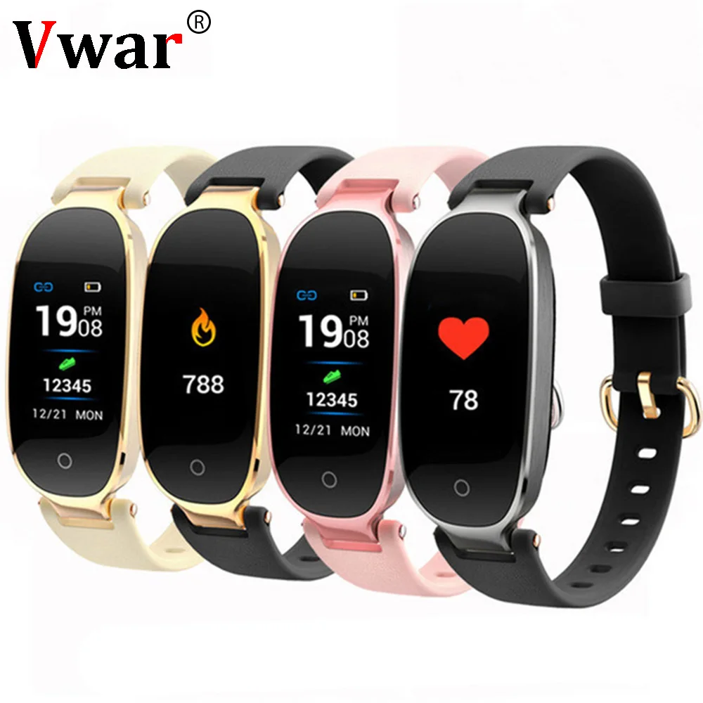 

S3 Plus Color Bracelet Fashion Wrist Smart Band Bracelet Girl Women Heart Rate Monitor Lady Female Fitness Tracker Wristband