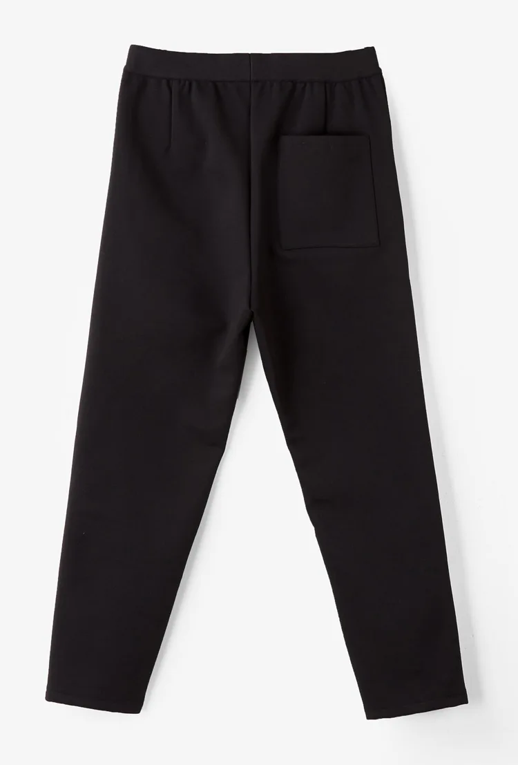Samstree черные женские повседневные брюки простые осенние прямые брюки однотонные свободные женские брюки