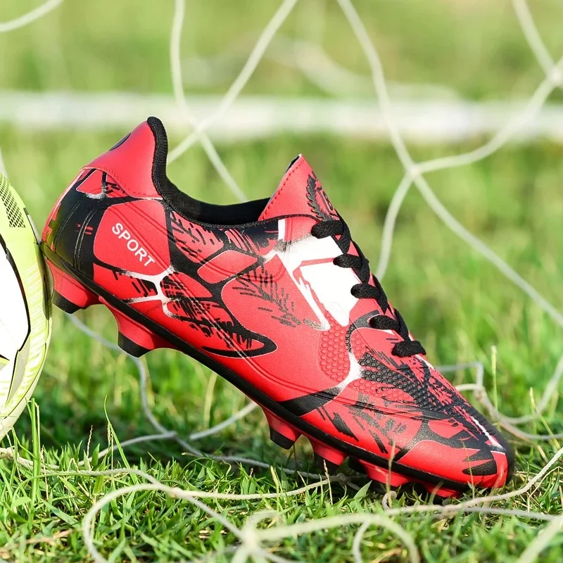 Mensoccer fútbol Zapatos FG Botas niños entrenamiento Botas largo spikes botas de futbol para hombres 35-44 Mensoccer fútbol Zapatos FG Botas niños entrenamiento Botas largo spikes botas de futbol para hombres 35-44