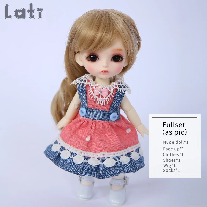 Lati Yellow Sunny SD BJD куклы 1/8 модель тела BB Девочки Мальчики игрушки магазин кукольный домик силиконовая мебель Дети друзья сюрприз - Цвет: Full set in NS aspic