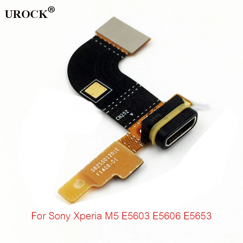 usb зарядный порт Соединительный гибкий кабель с микрофоном для Sony Xperia M5 e5603 e5606 e5653