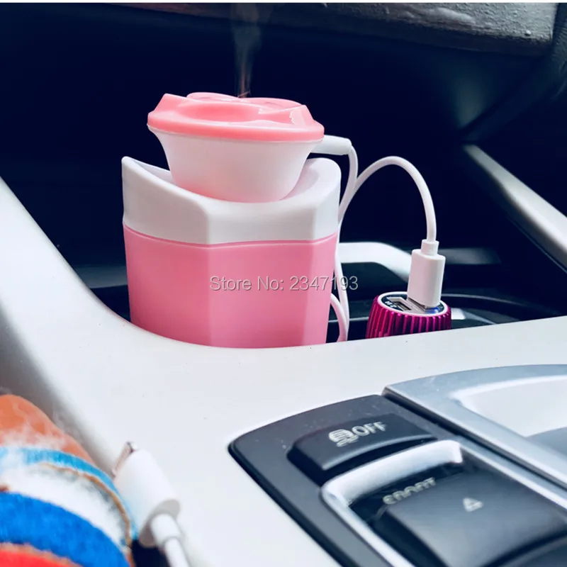 2018 Portable Car Mini Aromatherapy USB Humidifier Air Purifier FOR ford focus 3 audi a4 b6 peugeot 3008 vw tucson 2017 hyundai photo