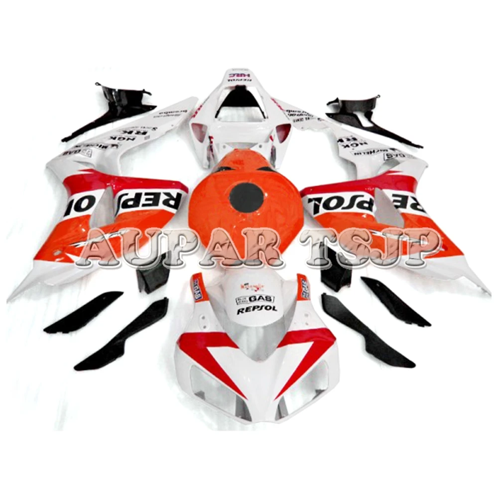 Для Honda 2006 2007 CBR1000RR CBR 1000RR 06 07 ABS Пластиковый обтекатель Repsol Белый Оранжевый Красный