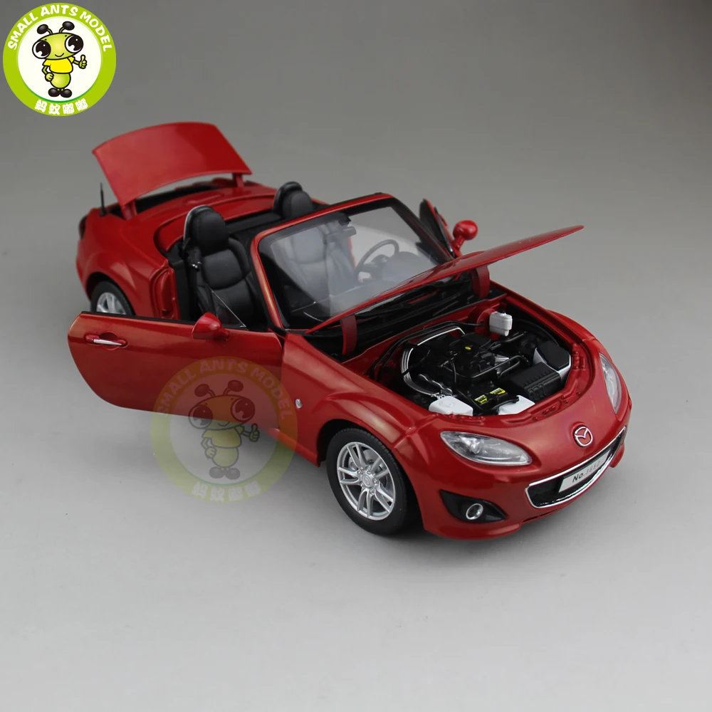 1/18 Mazda MX-5 MX 5 Roadster литая под давлением металлическая модель автомобиля игрушка мальчик девочка подарок коллекция красный