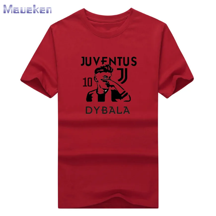 2018 Paulo Dybala забавная новая футболка 10 футболки Мужская 100% хлопок для фанатов