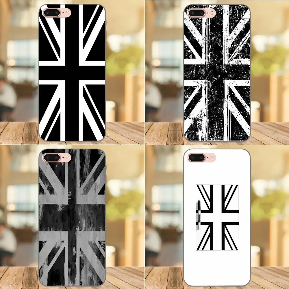 Чехол для мобильного телефона из ТПУ с черным и белым флагом Union Jack Xiaomi Mi Mix Max Note 2 2S