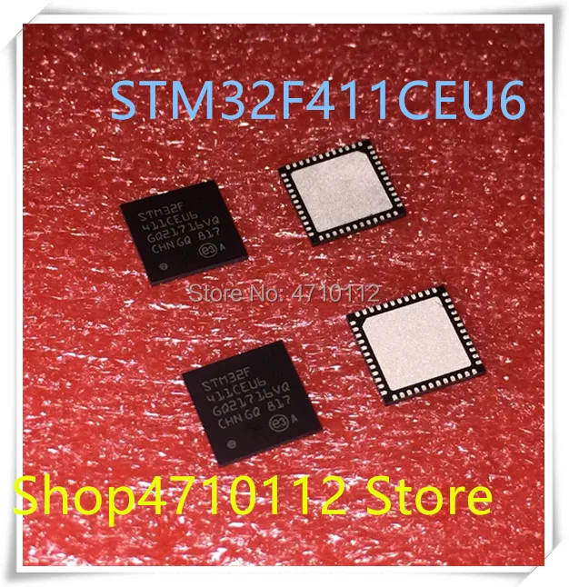 NEW 10PCS LOT STM32F411CEU6 STM32F411CE STM32F 411CEU6 QFN 48 IC