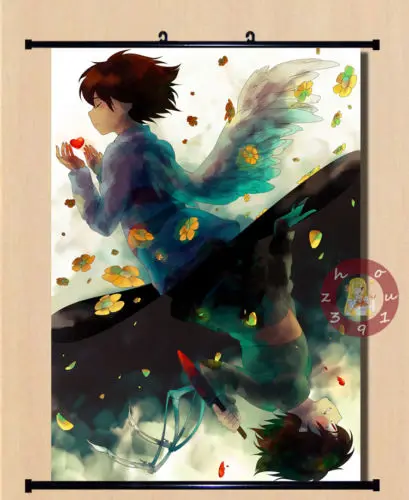 Аниме Undertale Chara домашний декор плакат настенный прокрутка 60x80 см | Дом и сад