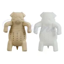 Силиконовый кофе чай заварки милые животные Мопс чай горшок специи фильтр для заваривания трав фильтр