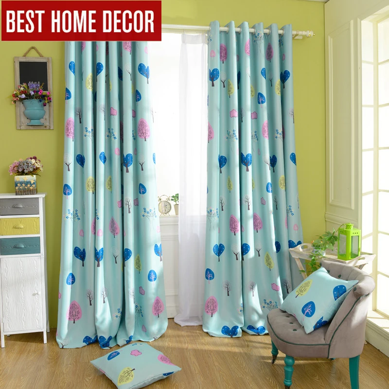 Window blackout curtains for kid's room children curtains mordern cloth