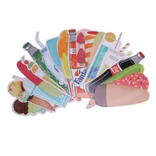 30 шт./кор., милые, миленькие в японском стиле(«Каваий» закладки для книг конфетки Бумага зажим для изготовления обложек книг в Корейском стиле Забавный подарок офисные школьные принадлежности канцелярские товары