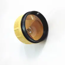 Новая 64 мм заменить желтый призма с Алюминий серьги-гвоздики нить M20 для тахеометра