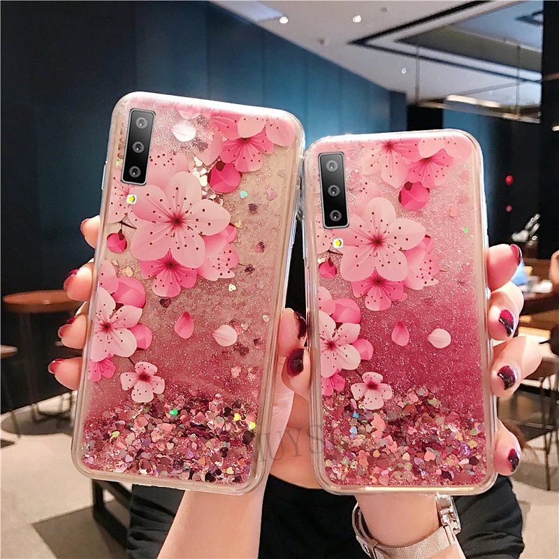 

Liquid Quicksand Case For Samsung Galaxy A50 M10 M20 A30 S10e S8 S9 S10 Plus J4 J6 A6 A8 A7 2018 J3 J5 J7 2017 Prime Note9 Cover