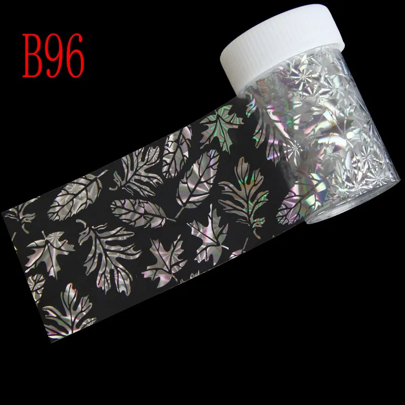 

15 Styles Optional Nail Art Stickers Transparent Silver Transfer Nail Art Foils Craft Decorations Laser Nail Foil Beauty Tool