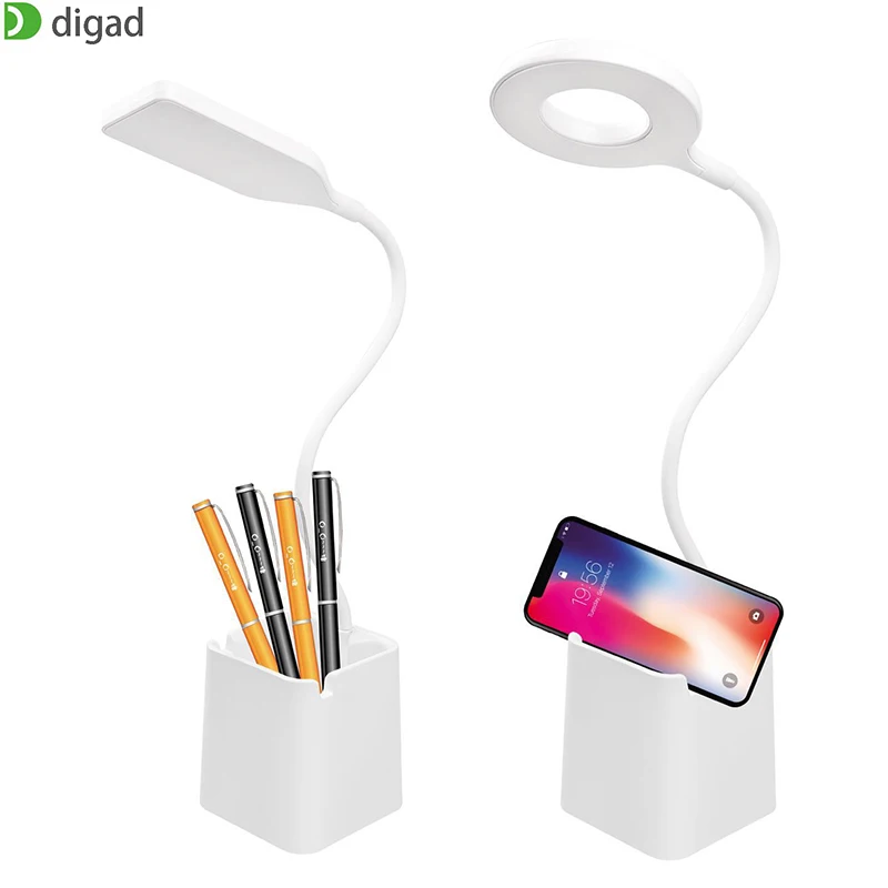 

New 28 LED Eye Protect Pen holder Light Table Lamp Stepless Dimmable Bendable USB Powered Touch Sensor Control reading desk lamp