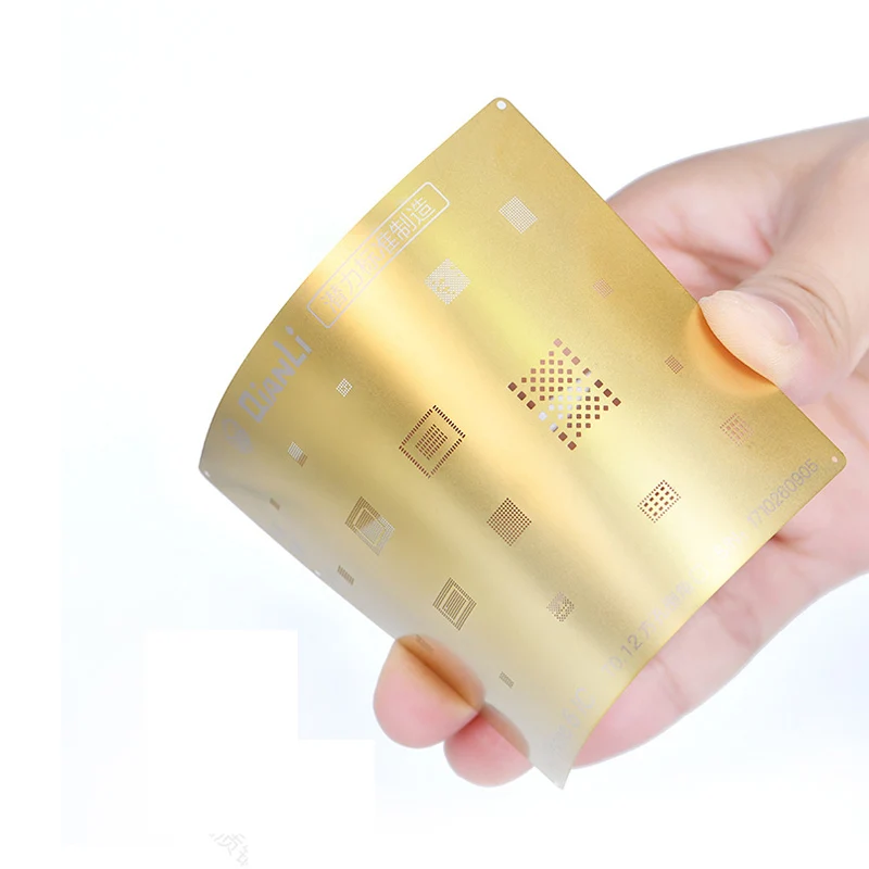 Qianli 3D IC Chip набор трафаретов для пайки BGA Оловянная растительная Сетка шаблон