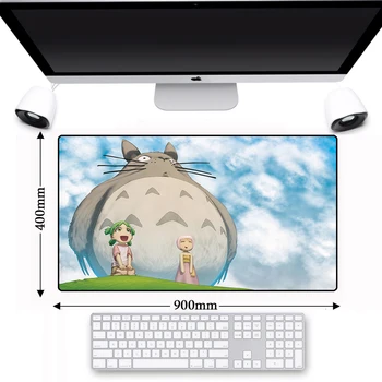 

Large 900*400 Anime Locking Edge Natural Rubber Gaming Keyboard Mouse Pad Non-slip Gamer Mice Mat Pad Laptop Desk Mat Mousepad