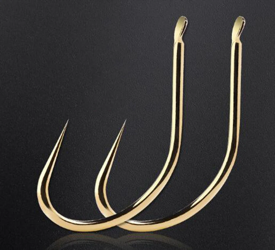 

YINGTOUMAN 2set(30PCS)/LOT Titanium black pit squid hook Golden 1 #-10 # no barbed new improved new Kanto fishing hook bulk