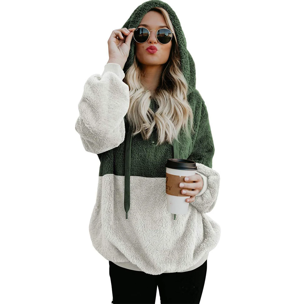 

Hoodie Sweatshirt Women Autumn Winter 2018 Soft Warm Coats Drawstring Plus Size Hoodies For Girls Causal Autumn Women Sweatshirt