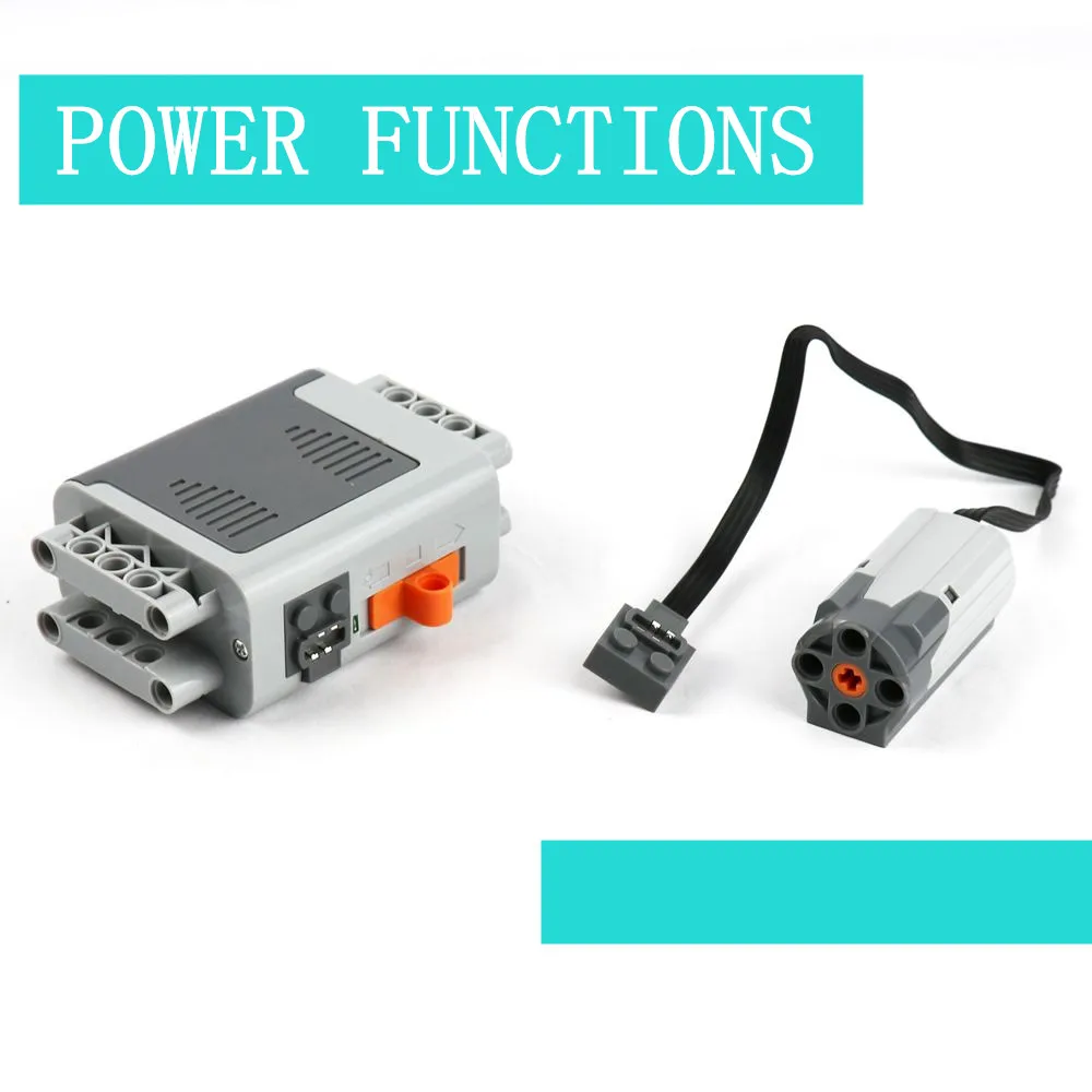 

Multi Power Functions Motor Remote Control Receiver Battery Box Compatible With Legoe MOC Technic Parts Model Building Block Toy