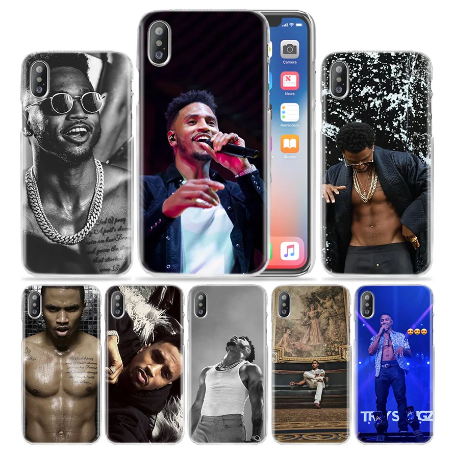 

Trey Songz Case for iPhone XS Max XR X 10 7 7S 8 6 6S Plus 5S SE 5 4S 4 5C Clear Hard PC Plastic Singer Fundas Phone Cover Coque