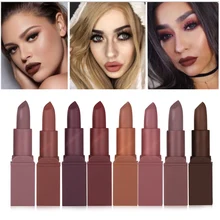 1 шт. модная новинка водонепроницаемый макияж Мягкая матовая бархатная помада Водонепроницаемая стойкая Увлажняющая помада блеск для губ косметические инструменты