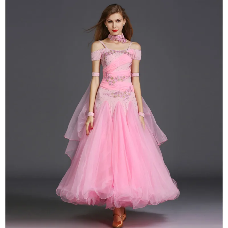 4 шт. женское платье для танцев|waltz dress|ballroom dance competition dressesdress standard |