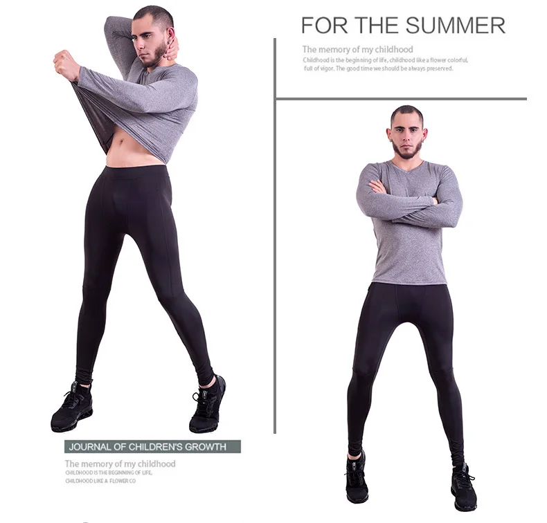 MMA Kit rashguard Male Man Compression Sports Suit Quick drying Perspiration Fitness Training Sportswear Jogging Running Clothes (7)