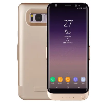 S8 плюс Батарея чехол для Samsung Galaxy случае 6500 мАч внешний Зарядное устройство