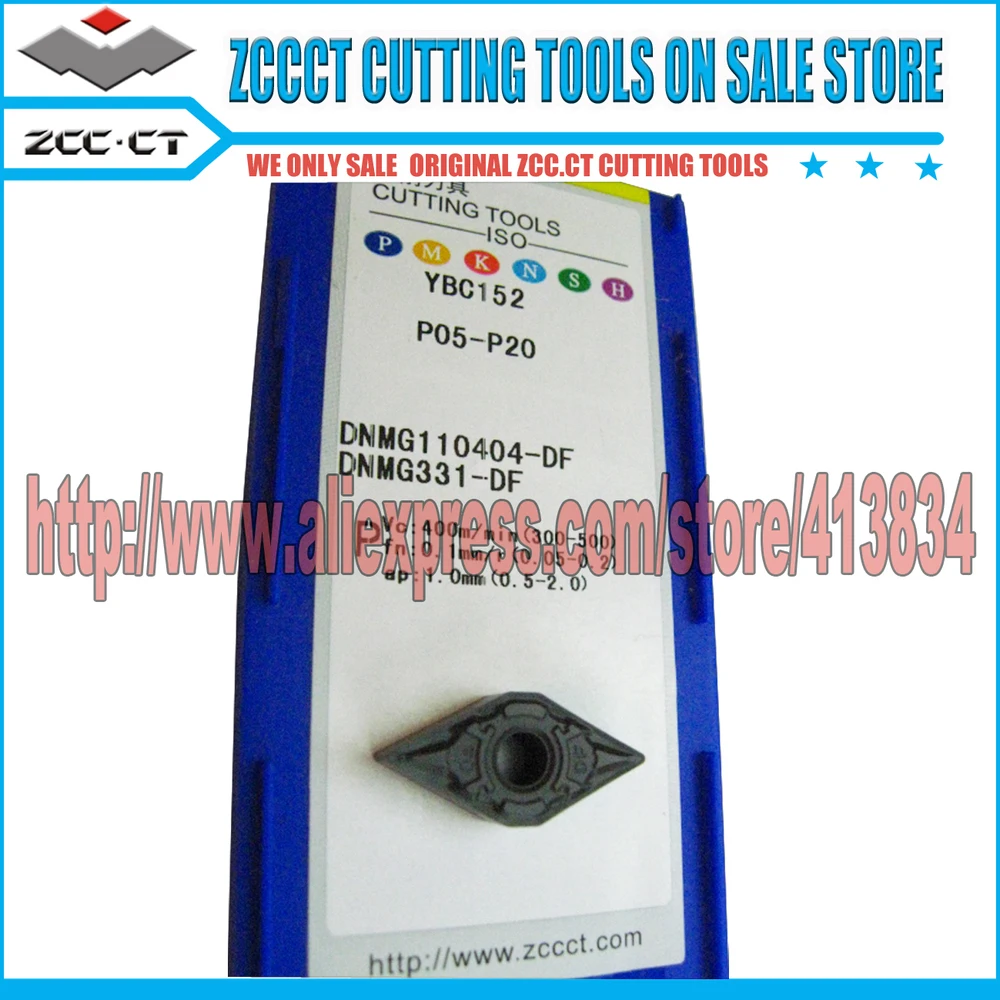 

10PCS ZCC-CT DNMG110404-DF YBC152 DNMG11 DNMG110404 DNMG 110404 - DF ZCC.CT Cemented Carbide Turning tool part cutting inserts