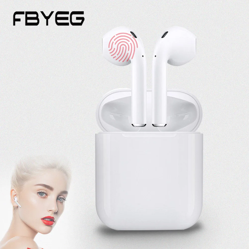

Bluetooth earphone wireless in-ear Headset stereo Noise Cancelling Sports Earbuds With Mic For xiaomi all phone FBYEG