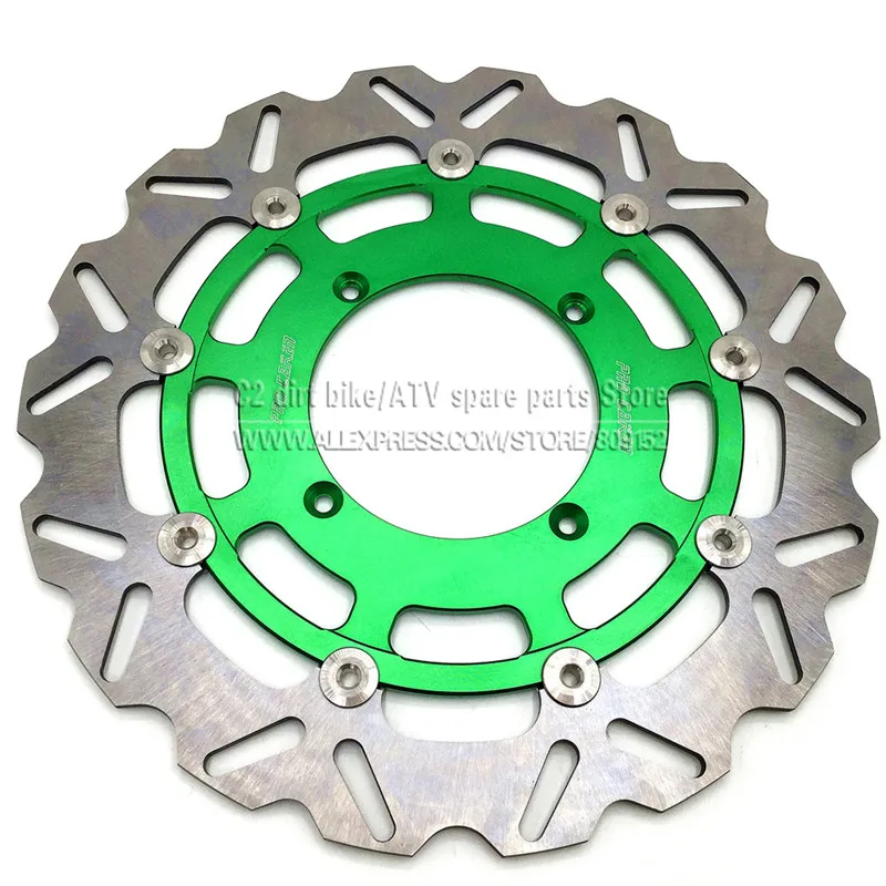 320MM Oversize Front Floating Brake Disc Rotor Plate Fit For Kawasaki
