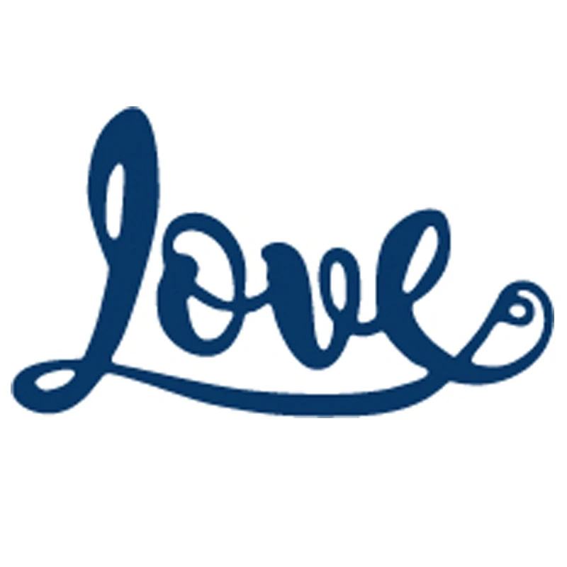 Metal Cutting Dies modern Love Word New For 2019 Scrapbooking Craft Embossing Die cuts Card making diy 70*41mm | Дом и сад