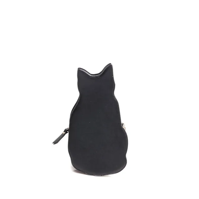 Black Cat Crossbody Chain Bag 13