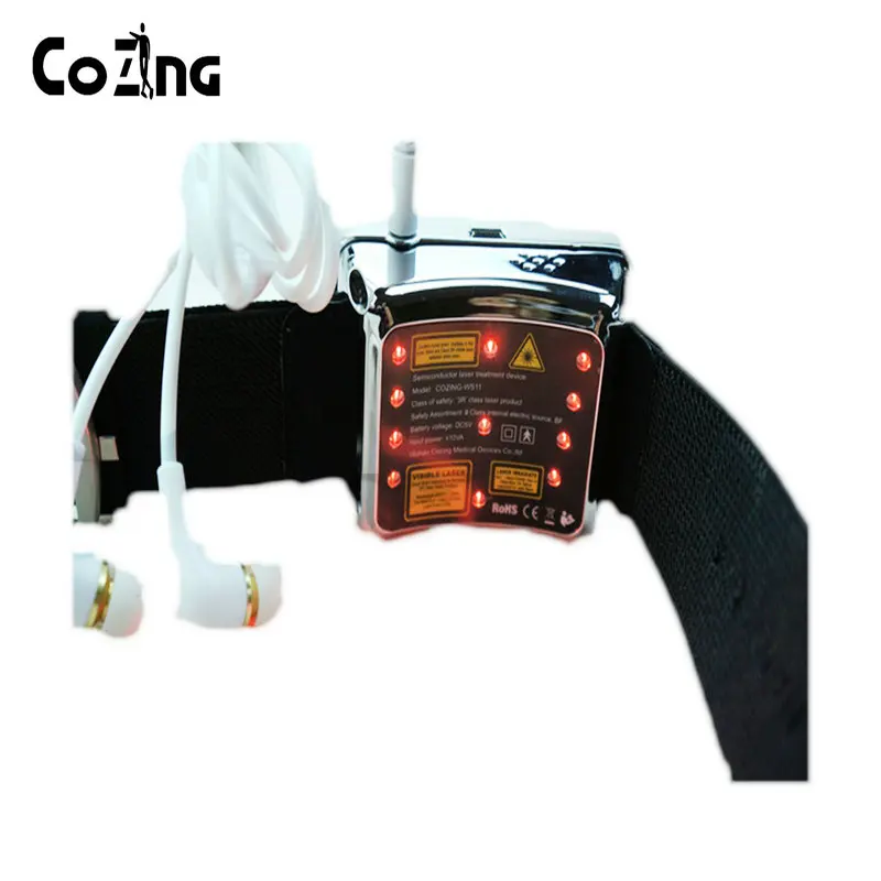 

650nm Laser Pain Relief Wrist Watch Laser Therapy Device For High Blood Pressure Diabetes Home Treatment