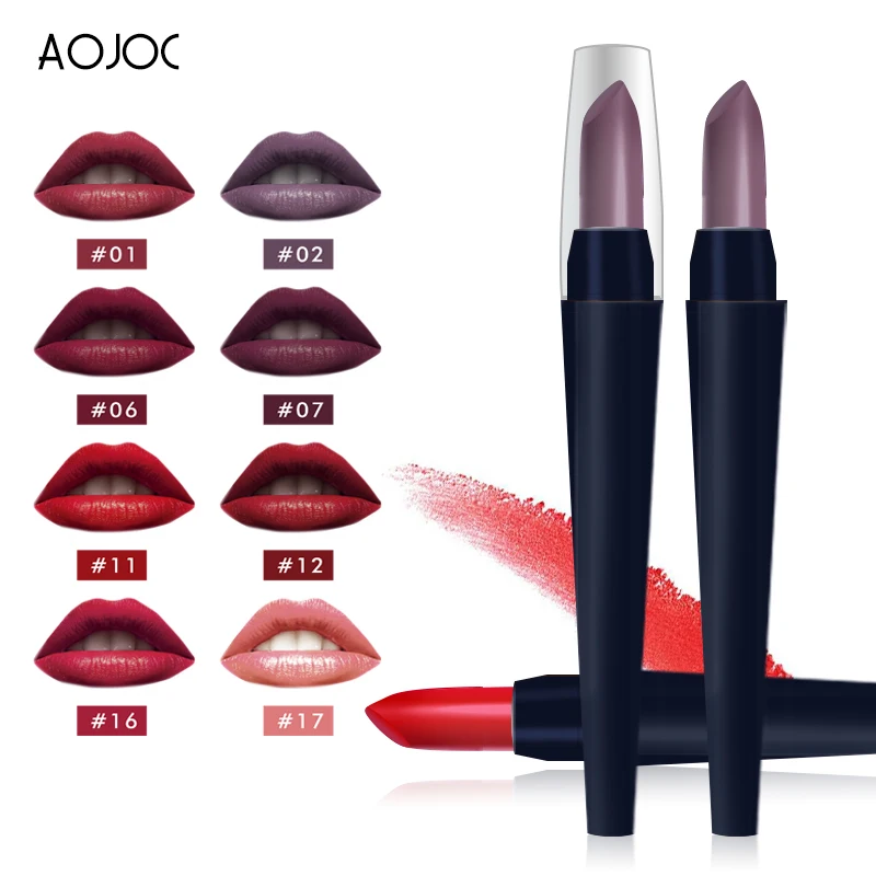 matte lipstick moisturizing barra de labios permanente kit de batons