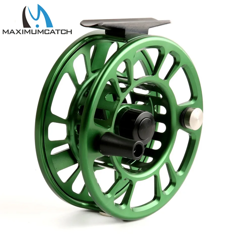 Maximumcatch NZ 5/6 wt Weight Fly Fishing Reel CNC Machine Cut Fishing Reel Large Arbor Aluminum