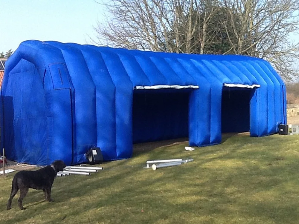 

Factory customized size inflatable outdoor big tent fo Oxford inflatable tent with blower