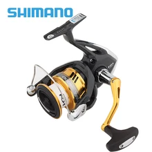 Shimano, carretel de pesca de fiação sahara fi 500 1000 c2000s 2500 c3000 4000 5bb relação de engrenagem 5.0:1/4. carretel de pesca em água salgada 7:1