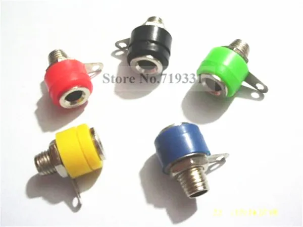 

100pcs 4mm banana socket jack FOR Banana Plug connector