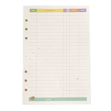 А5 милый красочный дневник заправки спираль тетрадь заменить вкладыш канцелярские подарок школы планировщик кольцо Биндер бумага наличные книги