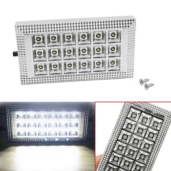 

18 SMD 12V Square Shape LED Light Car Light Source Van Bus Interior Ceiling Dome Roof Light Lamp Bright White Reading Lights