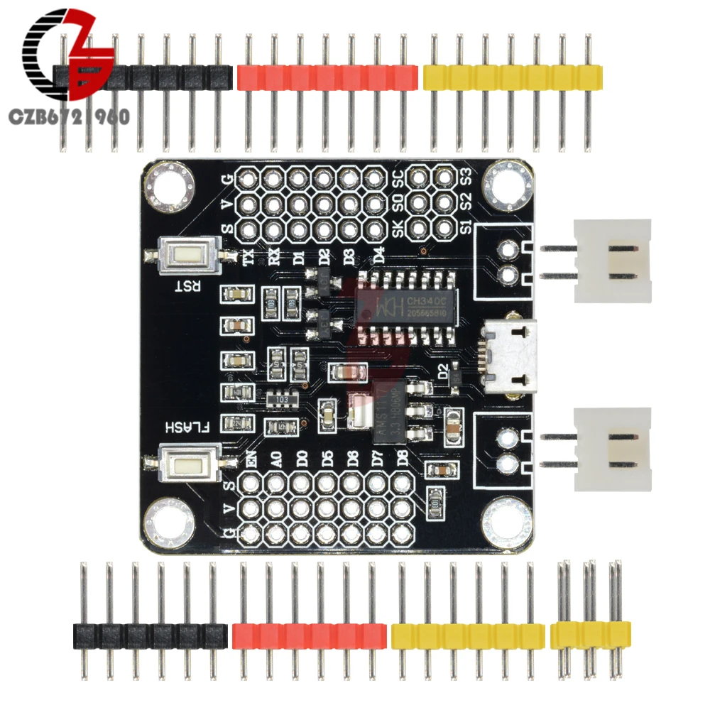 DM Strong ESP8266 CH340 CH340G беспроводная плата разработки Wifi MCU UART SPI Micro USB антенна для Arduino