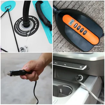 

Outdoor Electric Air Pump Intelligent High Pressure Pump High Pressure SUP Air Inflatable Paddle Board Surfboard Water Sports