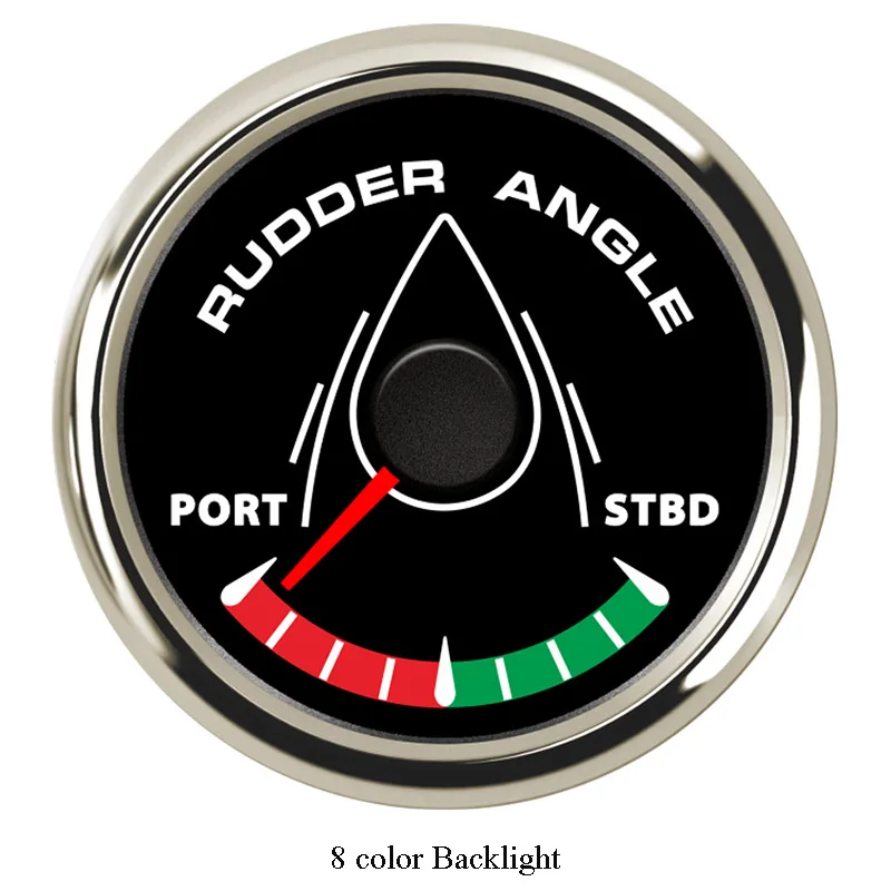 Морской указатель угла поворота руля измерителем влажности и температуры 0-190ohm с вязка Сенсор 85 мм с 8-Цвет Подсветка - Цвет: BS