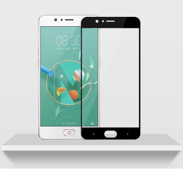 3D закаленное стекло для ZTE Nubia M2 Полное покрытие экрана Взрывозащищенная защитная
