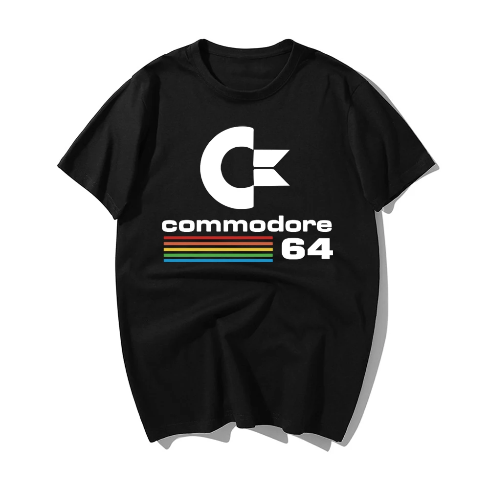 

2019 Summer New Commodore 64 T Shirts C64 SID Amiga Retro 8-bit Ultra Cool Design Vinyl T-shirt Mens Clothing With Short Sleeve