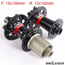 Original Novatec D881SB D812SB MTB Mountain Bike Hubs 4in1 15 12 142 Thru 32 Holes Disc Brake Bicycle Hub for AM FR DH novatec d811sb d812sb ultra light disc brake bearing hub mtb mountain bike bicycle hubs 28 32 holes 28h 32h xc allround