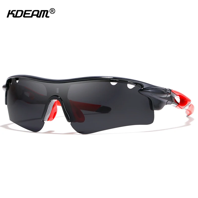 Kdeam 4 Colors Mens Sport Large Oversize Sunglasses Outdoor Cycling Goggles New