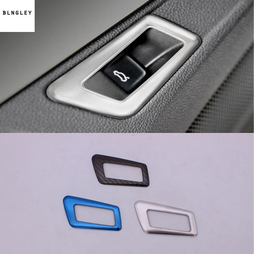 

1pc Car stickers Stainless steel rear trunk switch decoration cover for 2018 2019 Volkswagen VW T-ROC car accessories
